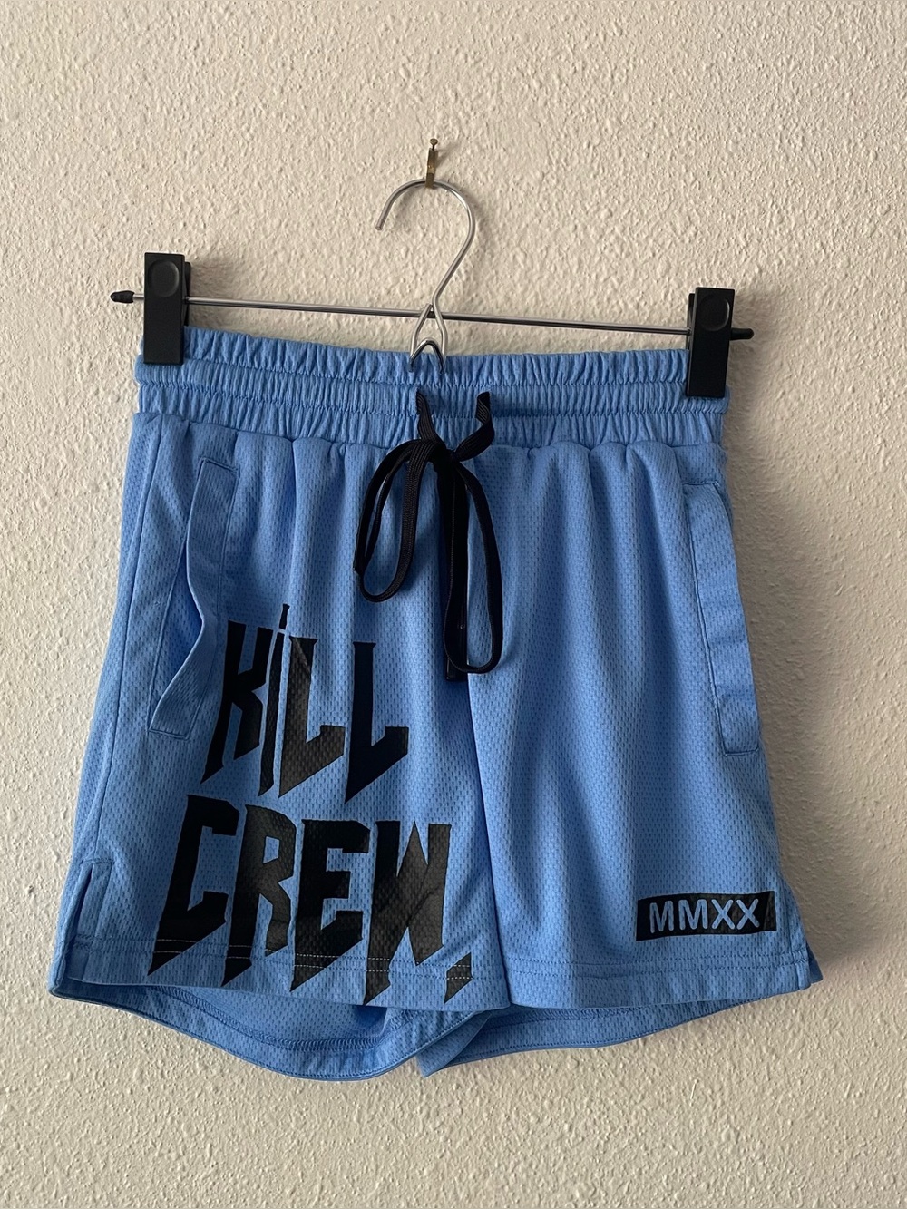 Kill Crew Mesh Training Shorts Blue XS Athletic Gym Running Workout Pockets